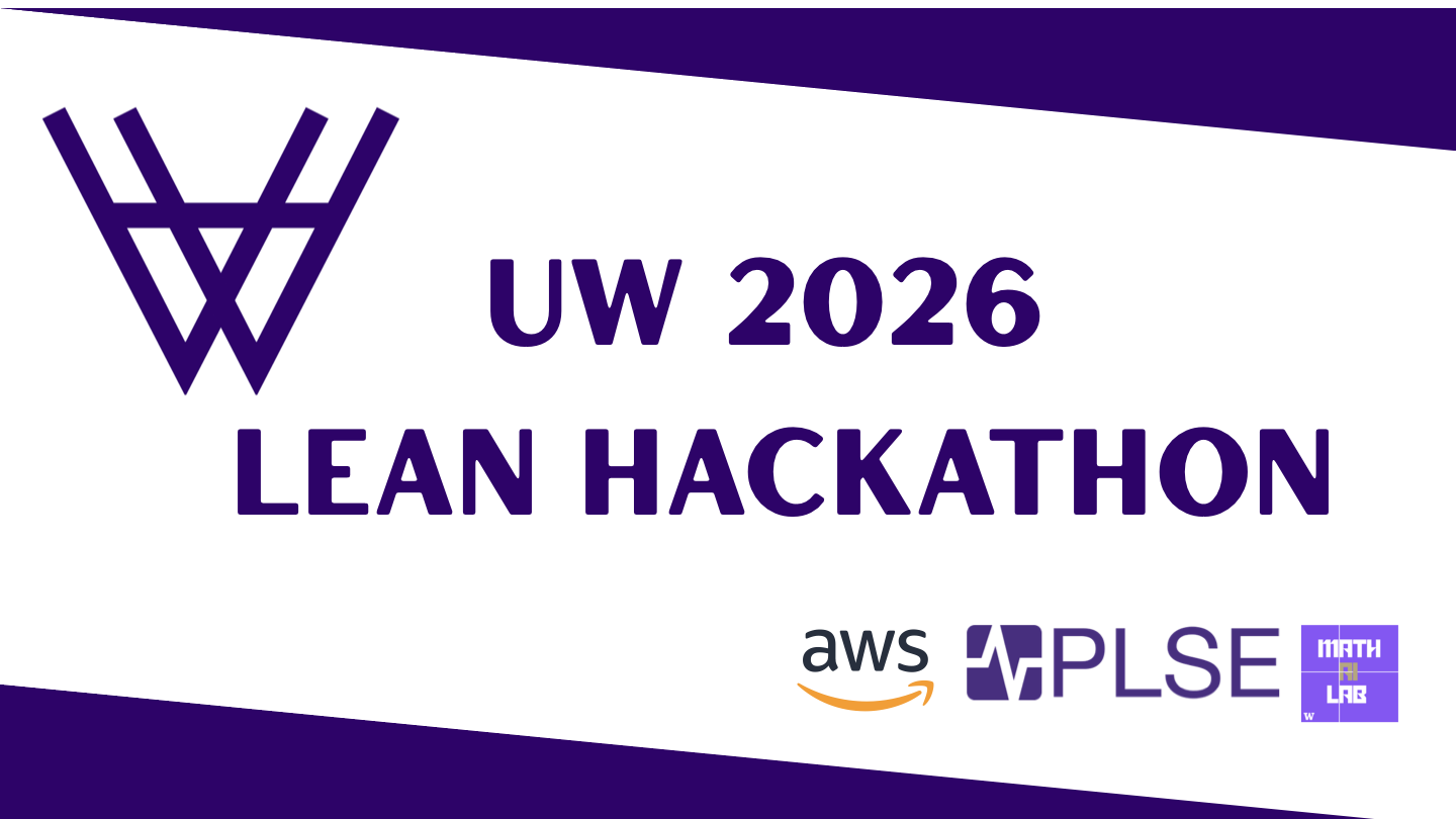 UW 2026 Lean Hackathon banner